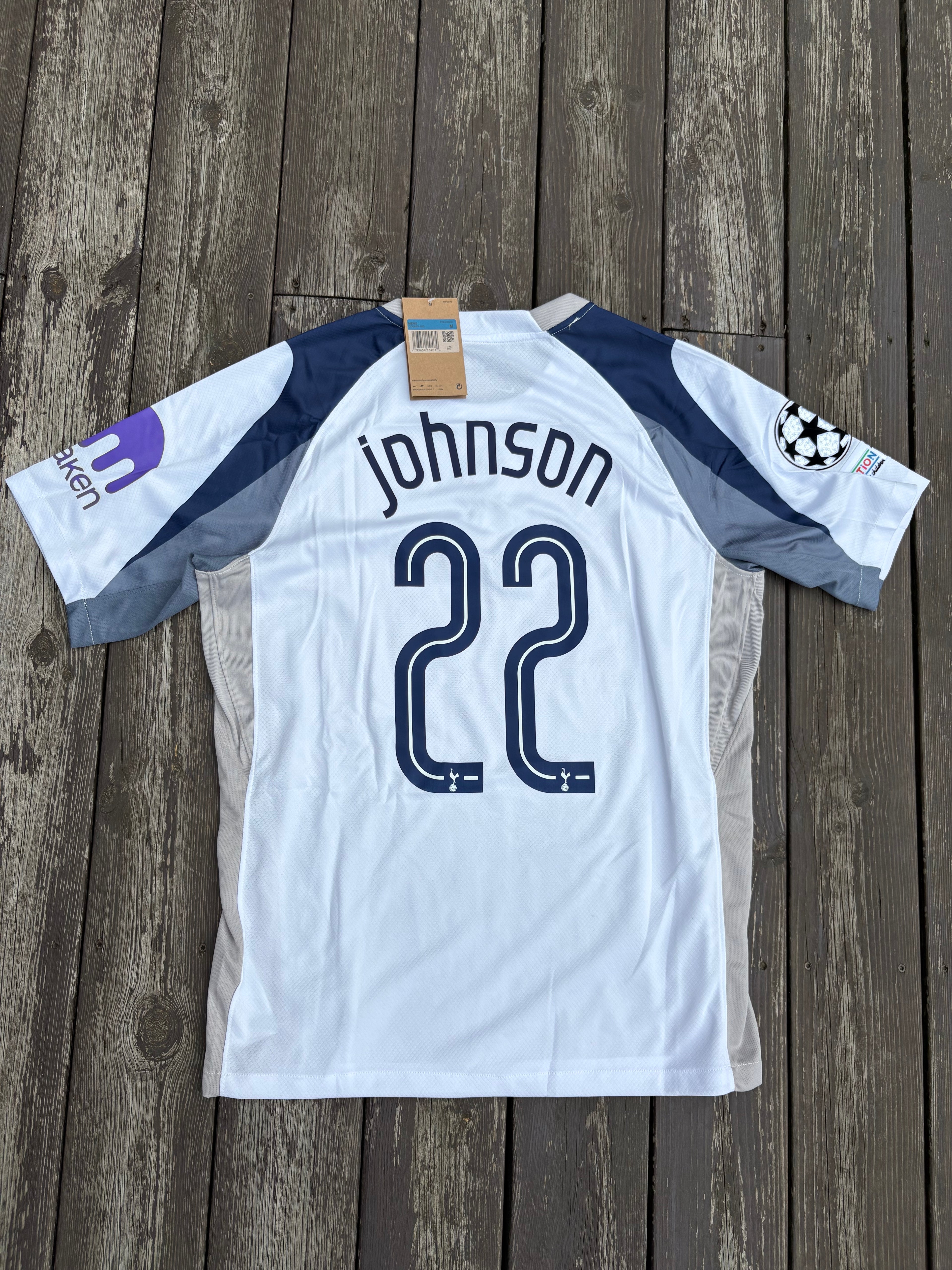 TOTTENHAM HOTSPUR FC HJEMMEDRAKT 2025/26 MED CHAMPIONS LEAGUE BADGE