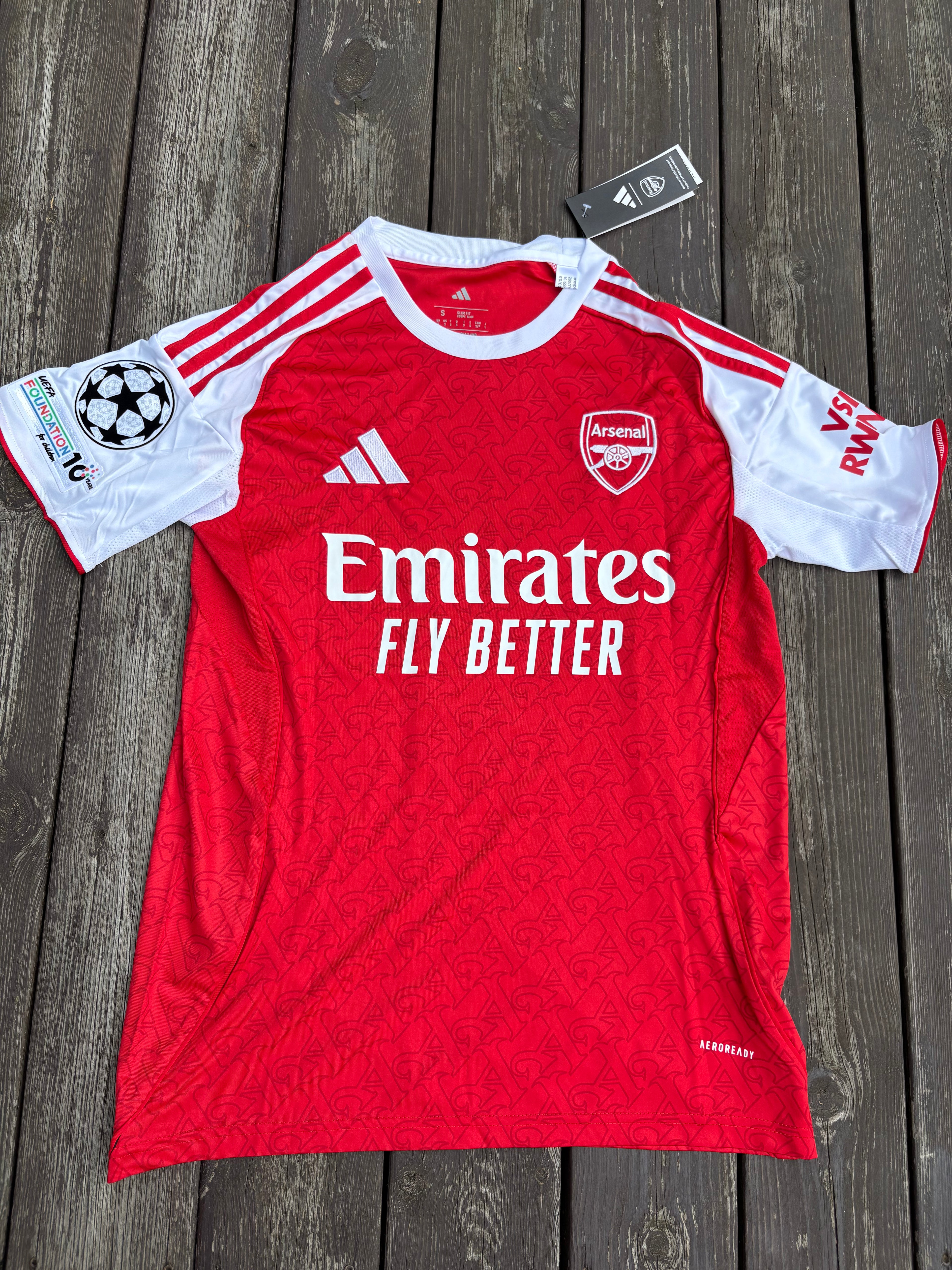 ARSENAL FC HJEMMEDRAKT 2025/26 MED CHAMPIONS LEAGUE BADGE
