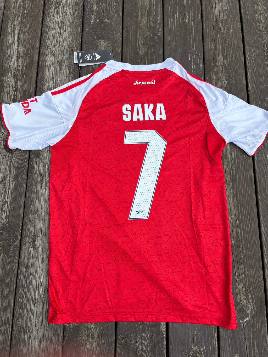 ARSENAL FC HJEMMEDRAKT 2025/26 MED CHAMPIONS LEAGUE BADGE