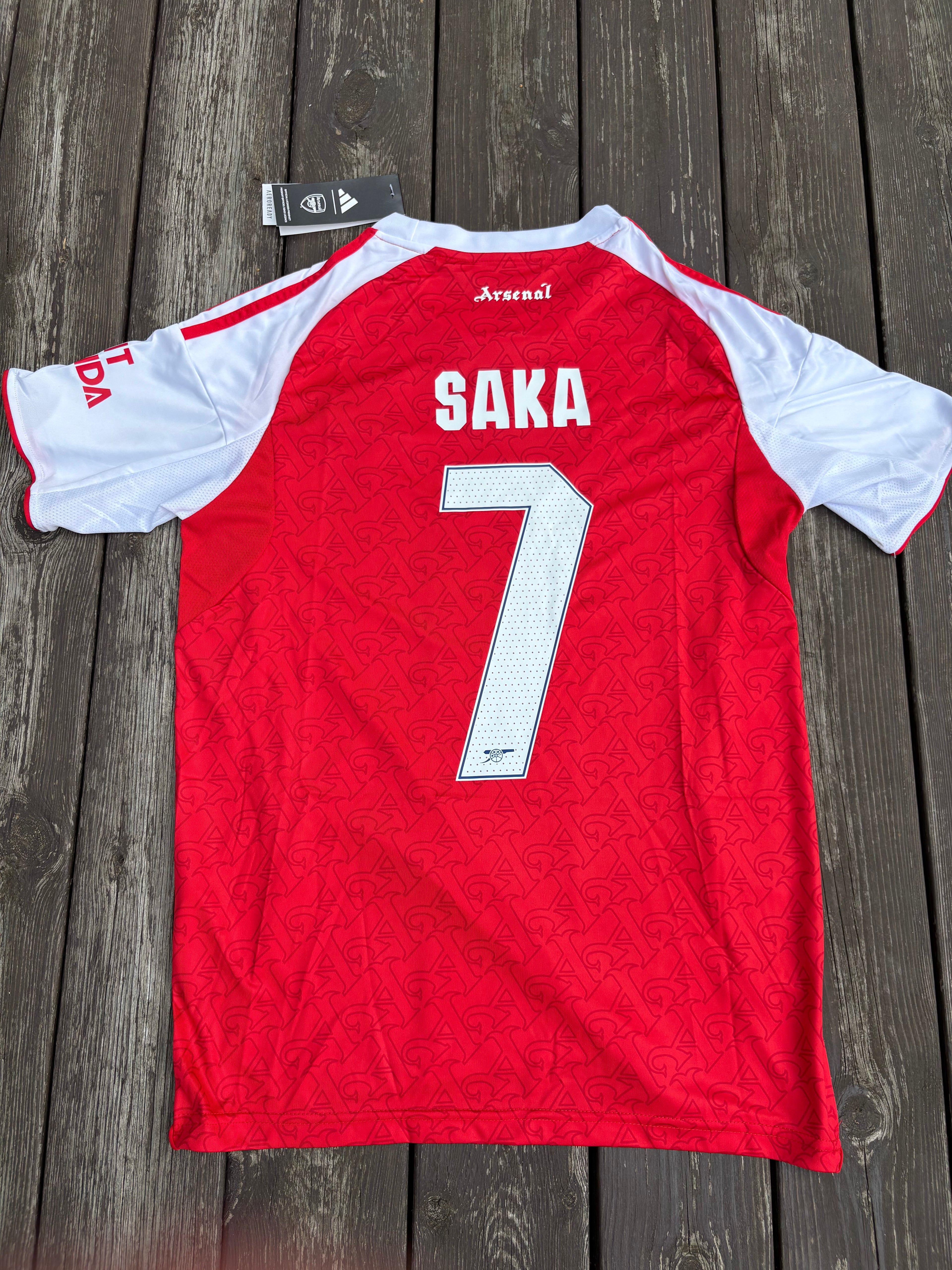 ARSENAL FC HJEMMEDRAKT 2025/26 MED CHAMPIONS LEAGUE BADGE