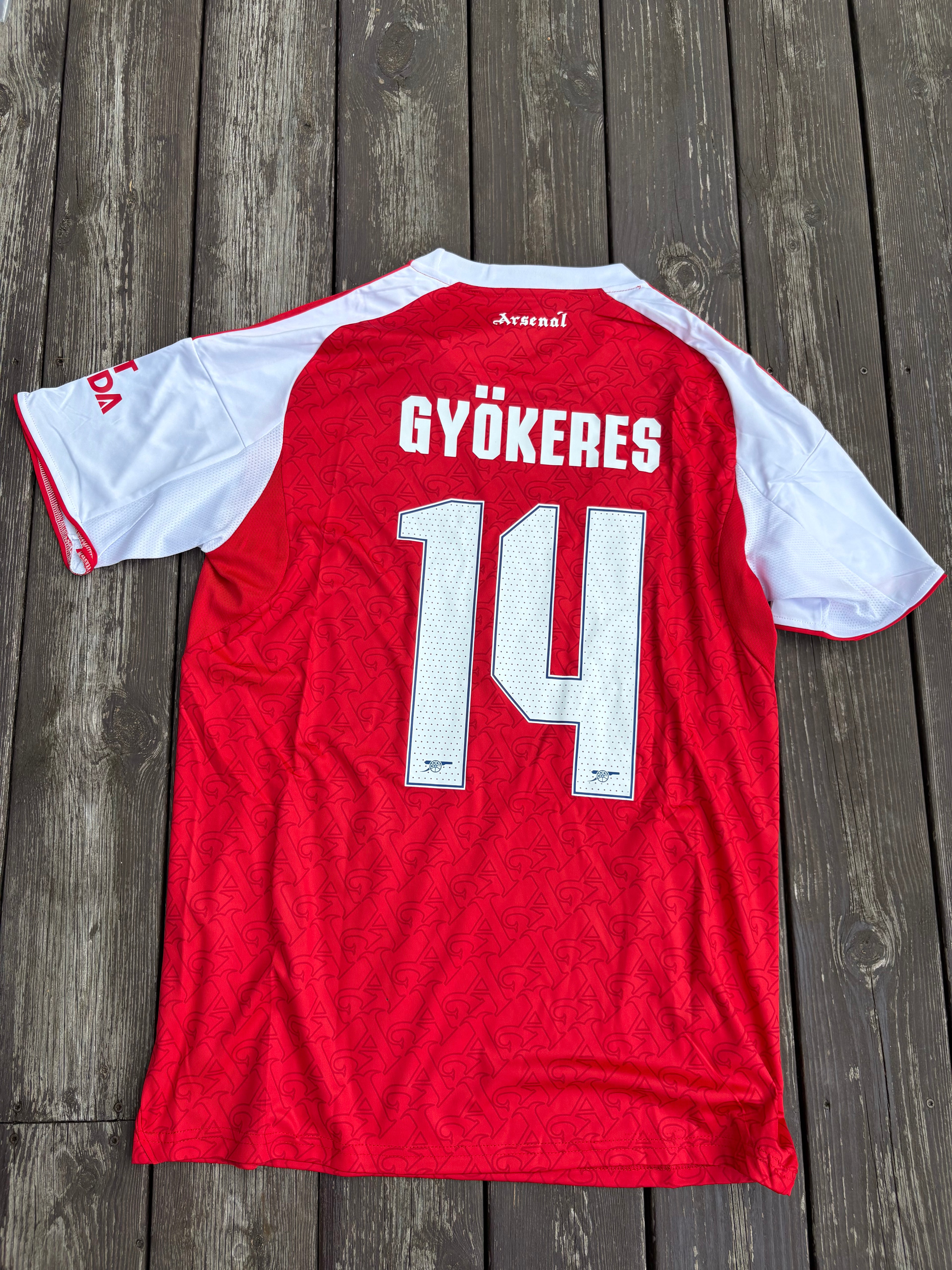 ARSENAL FC HJEMMEDRAKT 2025/26 MED CHAMPIONS LEAGUE BADGE